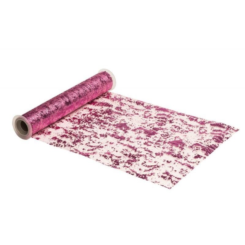 Runner da tavola Eclats rosa, 29cmx5m