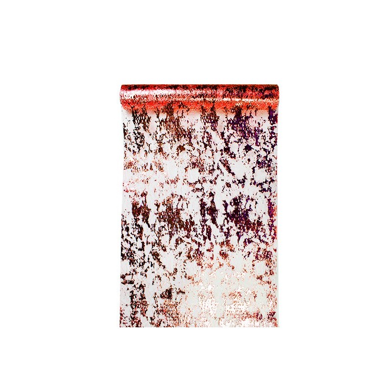 Chemin de tale Eclats rouge, 29cmx5m Chemin de tale Eclats rouge, 29cmx5m