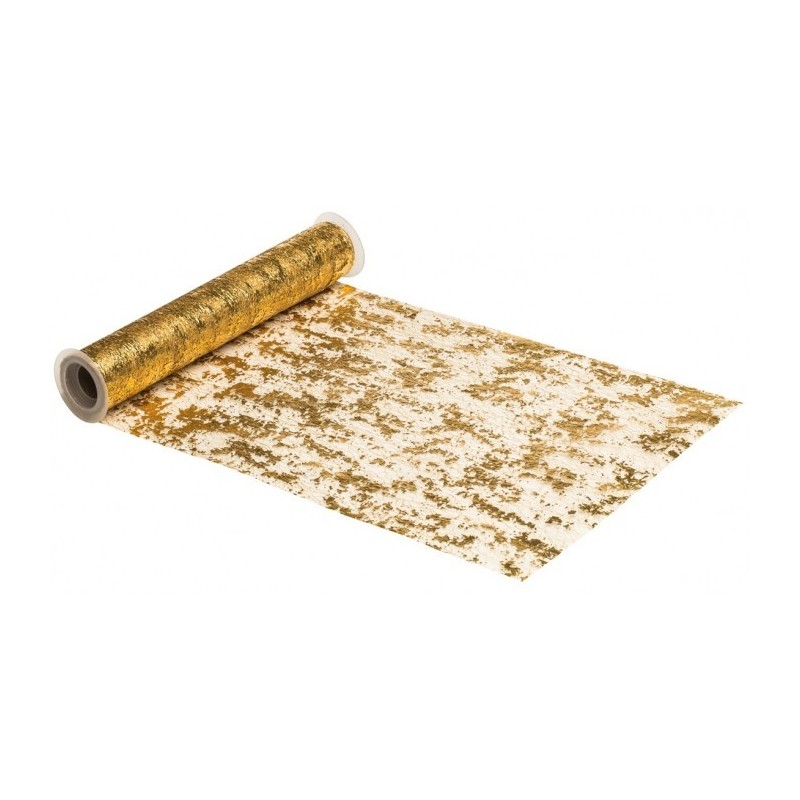 Chemin de table Eclats or, 29cmx5m