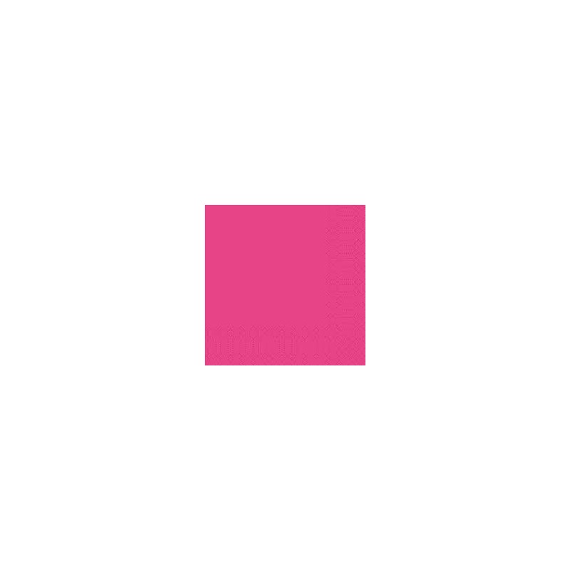 Serviettes 33x33 3 couches fuchsia Serviettes 33x33 3 couches fuchsia