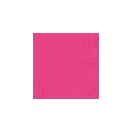 20 Handtücher 33x33 3 Schichten fuchsia