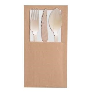 8 Kraft Besteckhalter 9.5x19cm