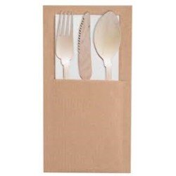 8 Kraft Besteckhalter 9.5x19cm