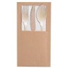 8 porte-couverts kraft 8x18cm 8 porte-couverts kraft 8x18cm