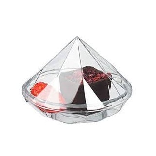 Verrine diamant transparent, 13 x 70 mm, 20 ml