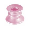 Bougeoir suède rose pâle nacré 4cm Bougeoir suède rose pâle nacré 4cm