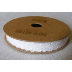 Nastro di cotone, bianco e adesivi-1cm-x-2m