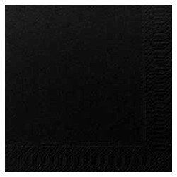 250 Cocktail tovaglioli 24x24 neri