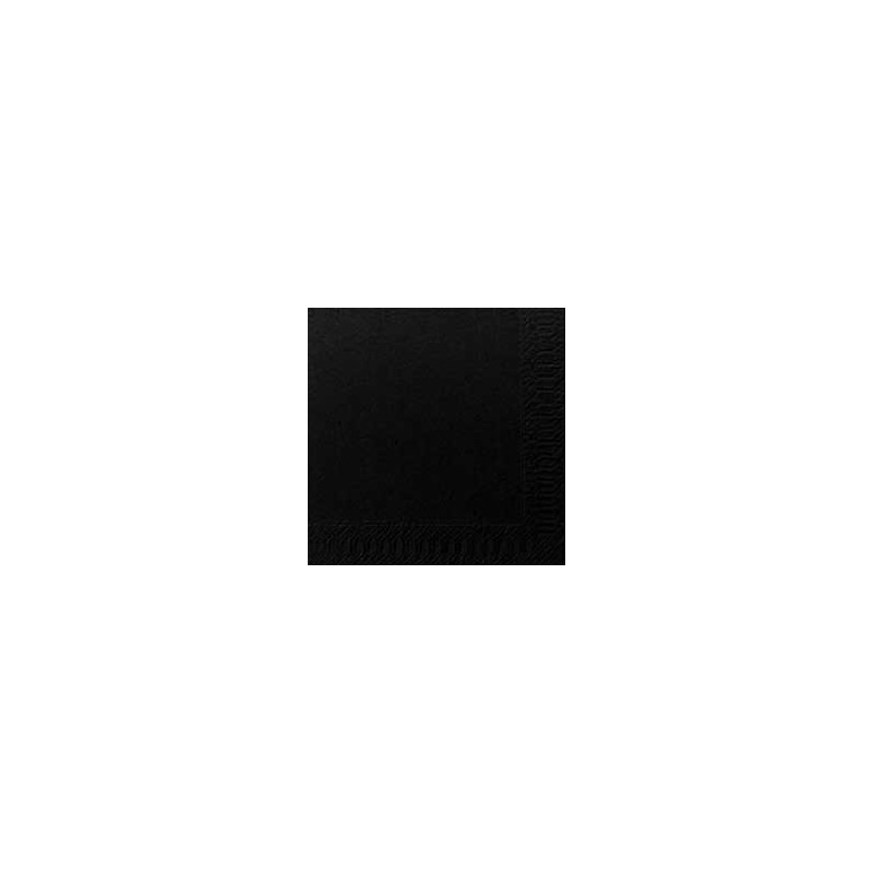 250 Serviettes coktail 24x24 noir 250 Serviettes coktail 24x24 noir