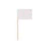 500 Piques drapeaux, 8cm, blanc. 500 Piques drapeaux, 8cm, blanc.