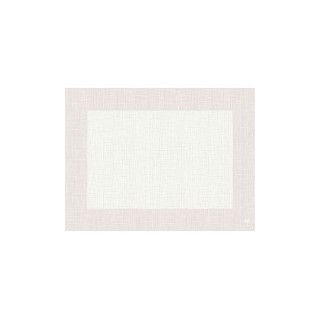10 sets de table, Linnea uni, 30 x 40 cm, blanc