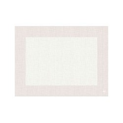 10 sets de table, Linnea uni, 30 x 40 cm, blanc