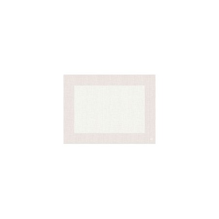 10 sets de table, Linnea uni, 30 x 40 cm, blanc