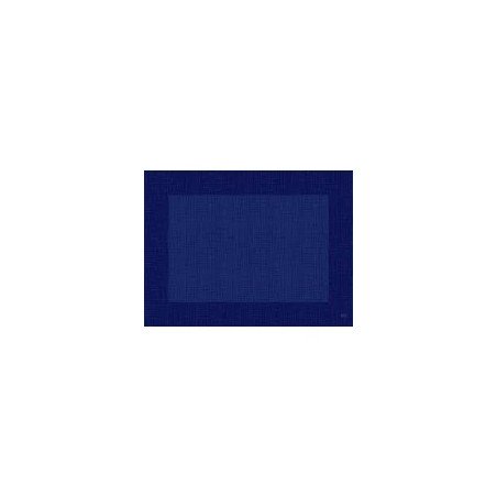 10 sets de table, Linnea uni, 30 x 40 cm, darkblue