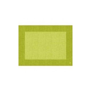10 sets de table, Linnea uni, 30 x 40 cm, kiwi