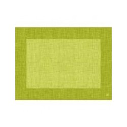 10 sets de table, Linnea uni, 30 x 40 cm, kiwi