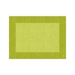 10 sets de table, Linnea uni, 30 x 40 cm, kiwi
