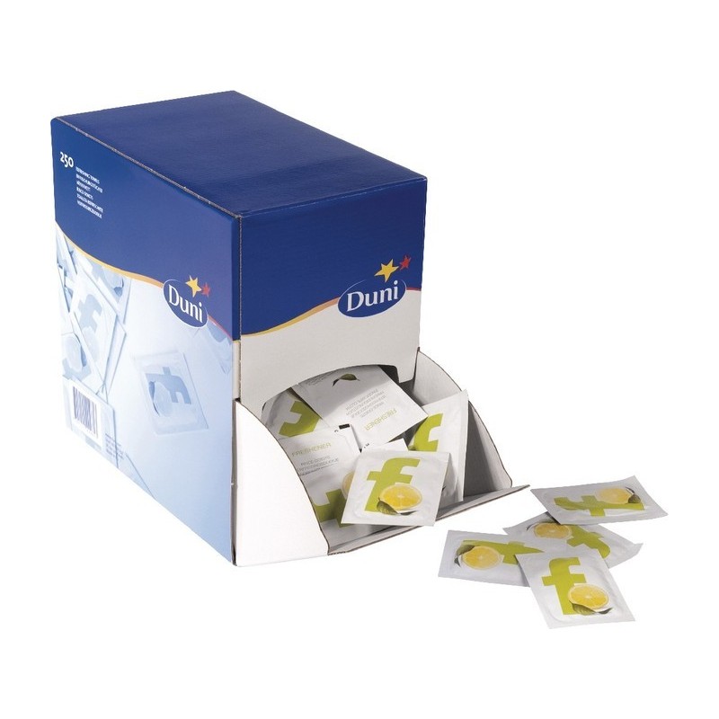 250 Sachets rince-doigts, parfum citron 250 Sachets rince-doigts, parfum citron