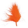 Sacchetto di 20 piume, arancione, 7 cm Sacchetto di 20 piume, arancione, 7 cm