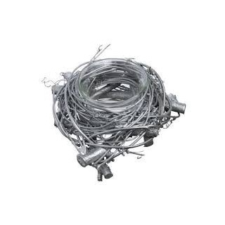 Bougeoir nid argenté