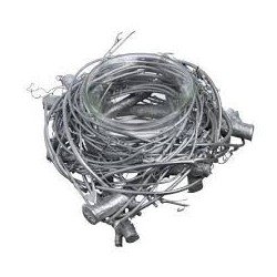 Kerzenhalter, Nest, Silber, Tischdekoration, 6 cm Durchmesser