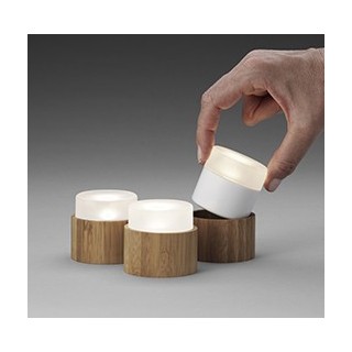 1 set complet de 3 Leds-mini multicolore avec chargeur et télécommande