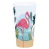Tazza stampata in PP Flamingo rosa, D 9,2 cm x 17 cm 700 ml