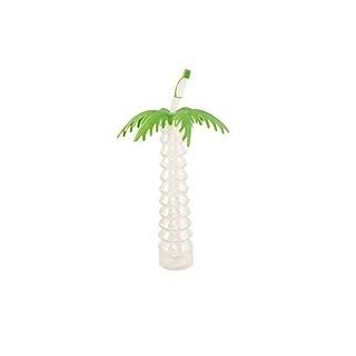 Gobelet PP imprimé tropical party, D 9.2cmx17cm
