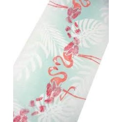 Chemin de table flamand rose, 29cm x 5m