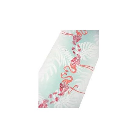 Runner da tavolo fenicottero rosa, 29cm x 5m