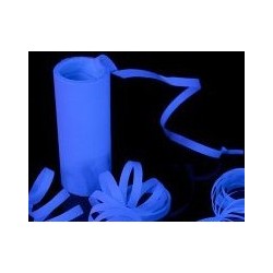 Rouleaux de 9 serpentins blancs, 10m, ( Lumière noire )