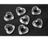 20 coriandoli da tavolo a forma di cuore, trasparenti, 13mm 20 coriandoli da tavolo a forma di cuore, trasparenti, 13mm