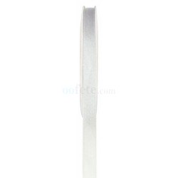 1 nastro di raso bianco 6 mm x 25 metri