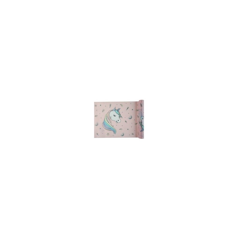 Chemin de table Licorne, 30cm x 5m  Chemin de table Licorne, 30cm x 5m