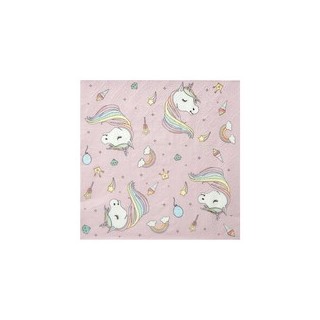 20 tovaglioli unicorno, 16,5 x 16,5 cm, 3 strati