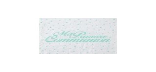 20 Handtücher "Ma première Communion, 16,5 x 16,5 cm, 3Plis, Mint