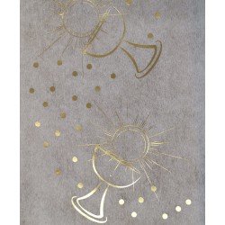 Chemin de table calice, 28cm x 5m