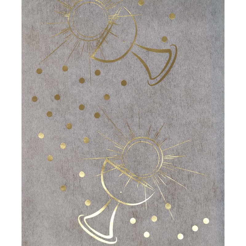 Chemin de table calice, 28cm x 5m Chemin de table calice, 28cm x 5m