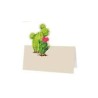 6 Marque-places cactus, 8x8cm 6 Marque-places cactus, 8x8cm
