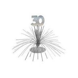 Centrotavola "30 ans", palmo d'argento