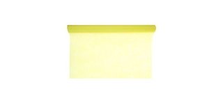Chemin de table intissé, uni, 0.30 x 10 m, jaune