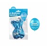 Sachet de  ballons métallisés joyeux anniversaire, bleu Sachet de  ballons métallisés joyeux anniversaire, bleu