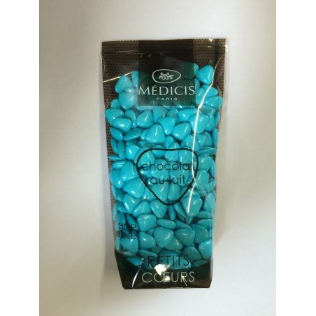 Petits cœurs Médicis, turquoise, 250gr