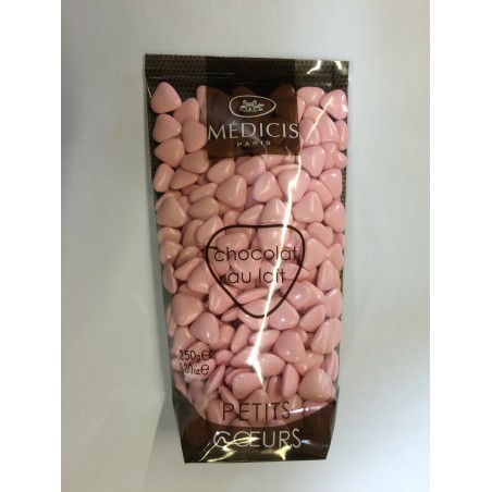 Petits cœurs Médicis, rose, 250gr