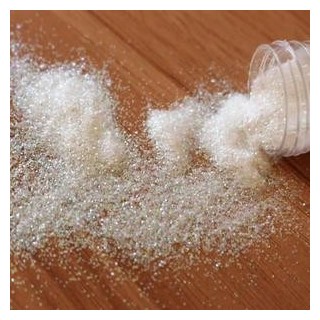 Paillettes en pot de 14 grs.blanc