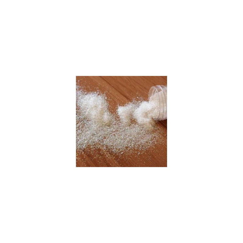 Paillettes en pot de 14 grs.blanc Paillettes en pot de 14 grs.blanc