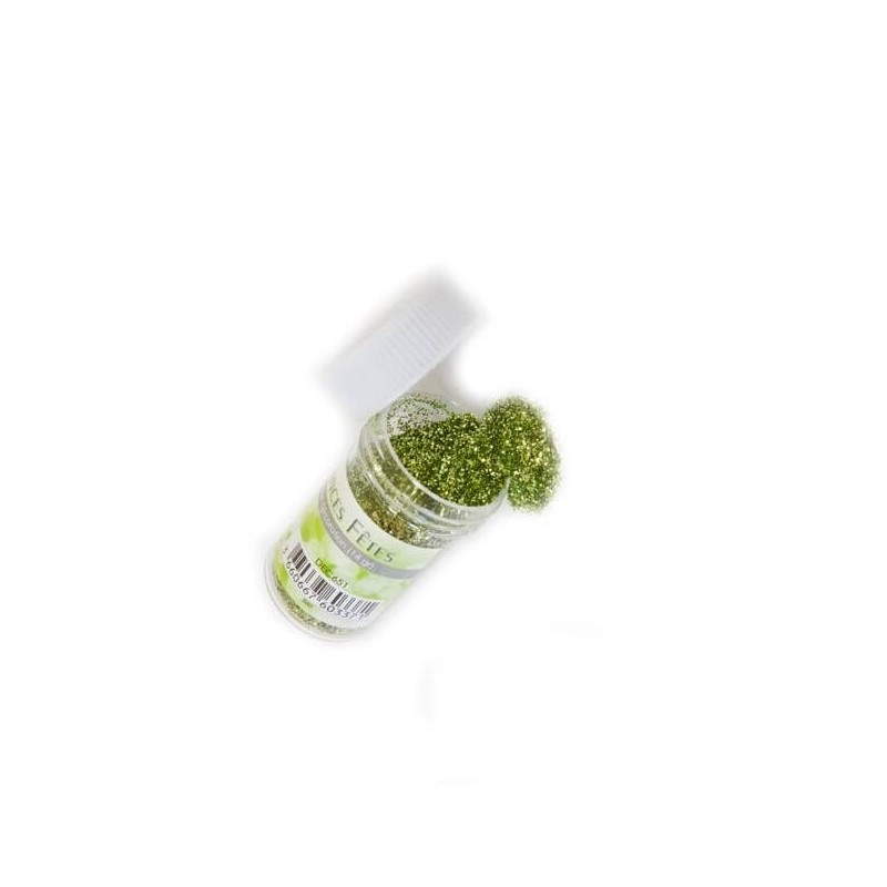 Paillettes en pot de 14 grs.menthe Paillettes en pot de 14 grs.menthe
