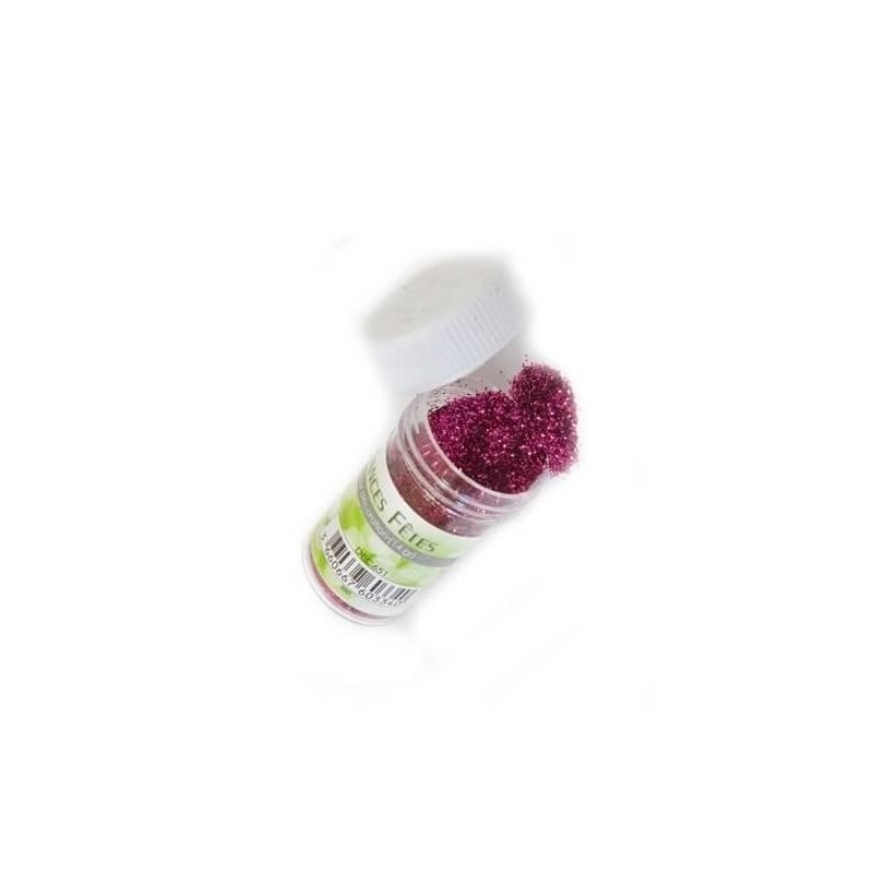 Paillettes en pot de 14 grs.fuchsia Paillettes en pot de 14 grs.fuchsia
