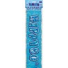 Bannière anniversaire bleu brillante, 3.6 mètres - "Happy 80" Bannière anniversaire bleu brillante, 3.6 mètres - "Happy 80"
