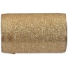 1 nastro Bolduc oro glitter, 25m x 10mm